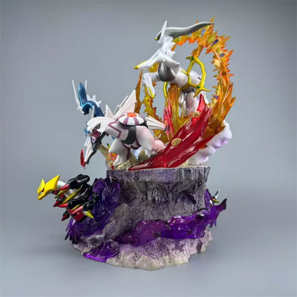 Pokemon Legendary Mythical Sinnoh Pokemon Dialga, Palkia, Giratina, Arceus PPAP Studio PVC