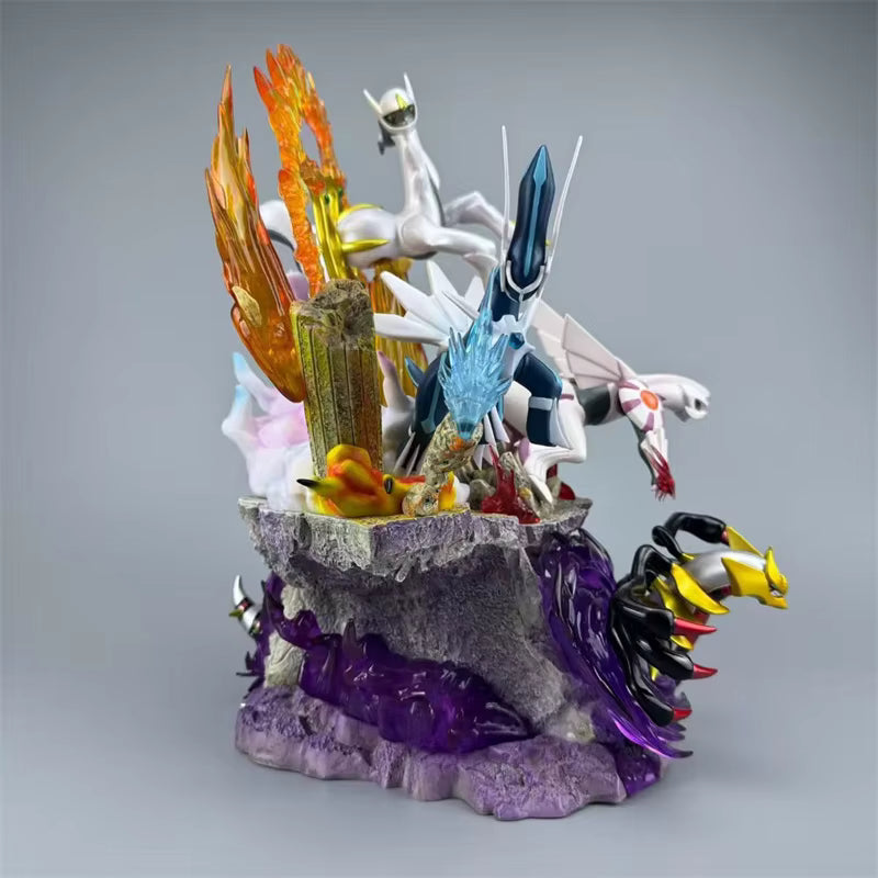 Pokemon Legendary Mythical Sinnoh Pokemon Dialga, Palkia, Giratina, Arceus PPAP Studio PVC