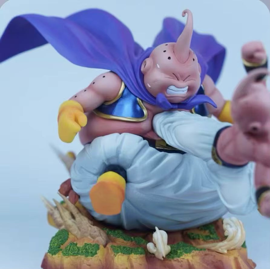 Dragon Ball Z Fat Buu vs Kid Buu Clouds Studio PVC