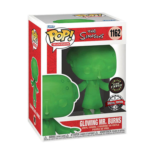 Funko Pop Glowing Mr. Burns Glow Chase Los Simpson #1162