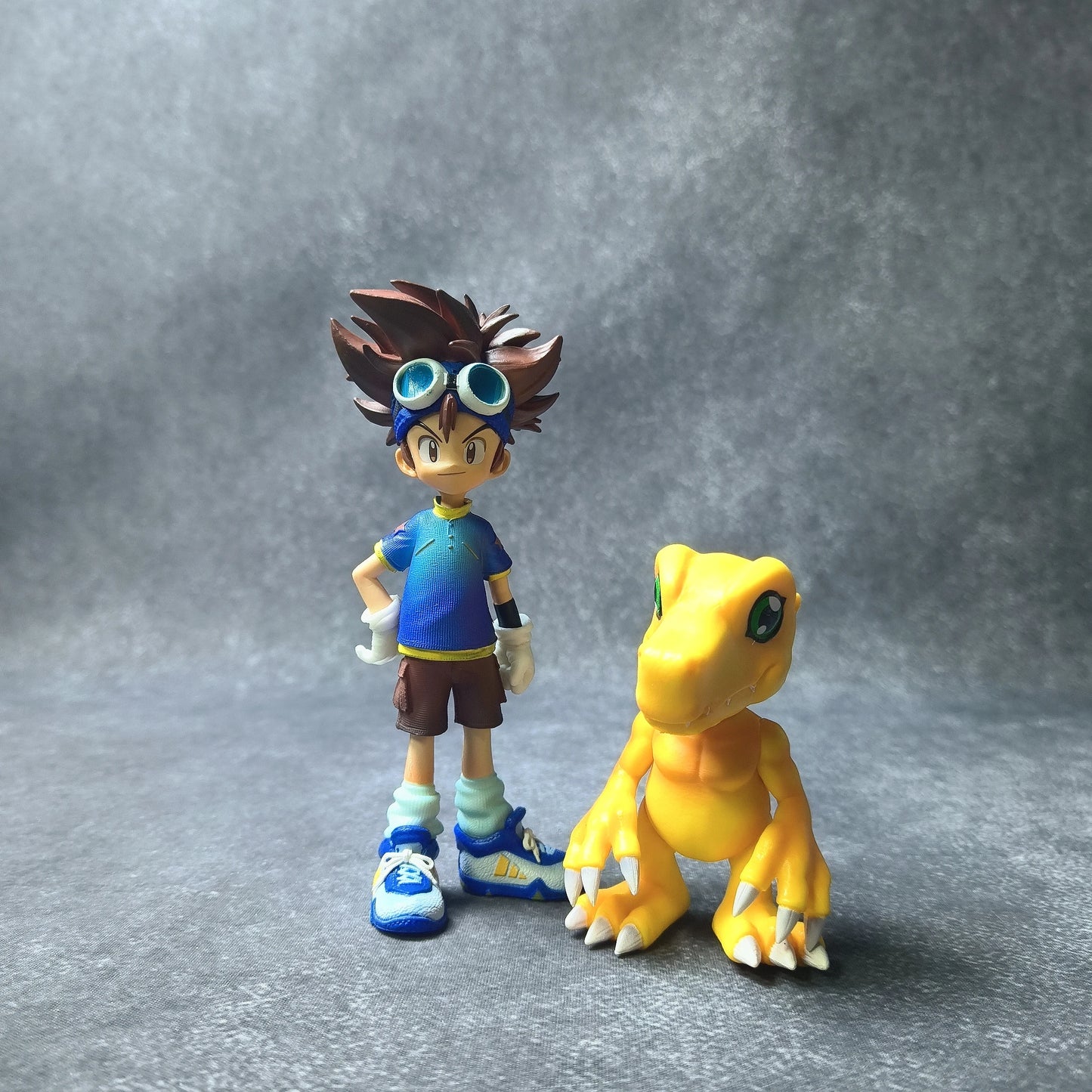 Set Figuras Digimon Adventure – Tai, Matt, T.K., Kari, Mimi, Joe, Sora, Izzy y Digimon Partners