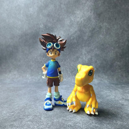 Set Figuras Digimon Adventure – Tai, Matt, T.K., Kari, Mimi, Joe, Sora, Izzy y Digimon Partners