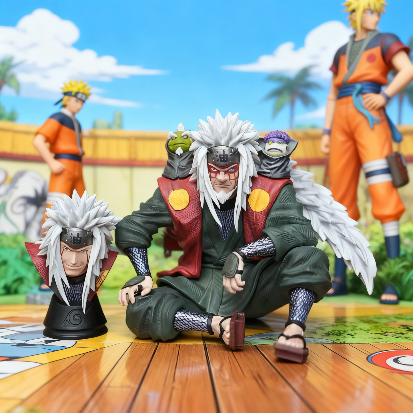 Jiraiya Mount Myoboku Sitting Figure Ice Studio PVC