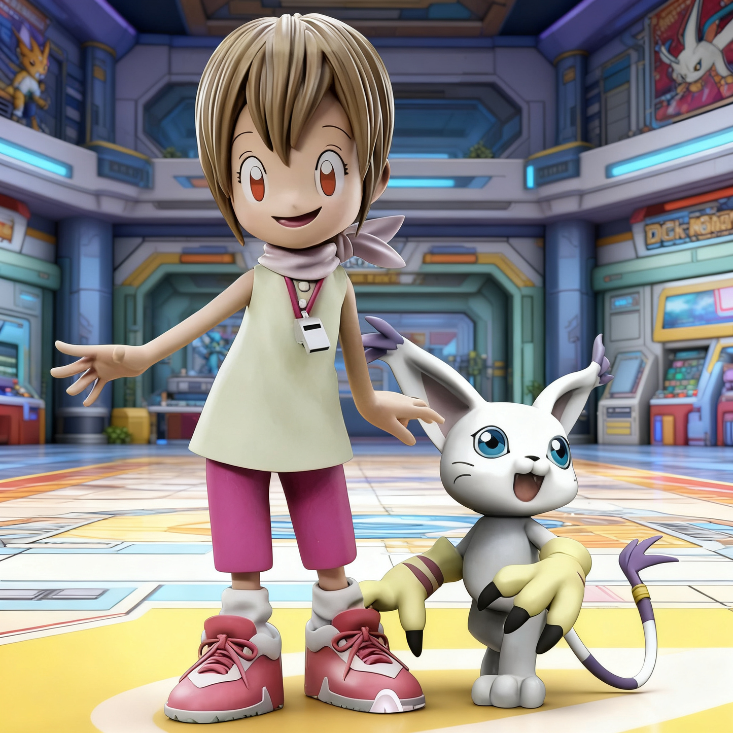 Set Figuras Digimon Adventure – Tai, Matt, T.K., Kari, Mimi, Joe, Sora, Izzy y Digimon Partners