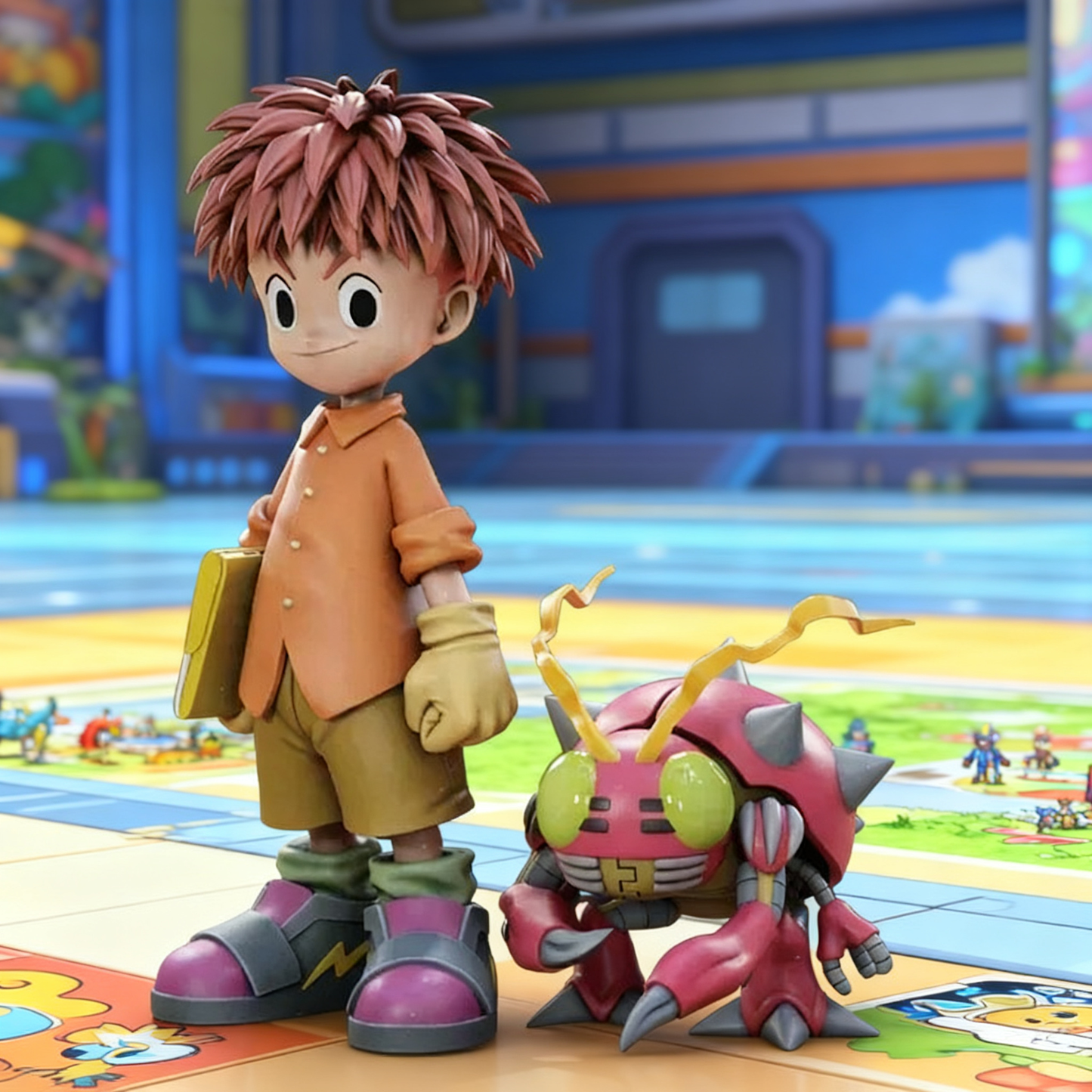 Set Figuras Digimon Adventure – Tai, Matt, T.K., Kari, Mimi, Joe, Sora, Izzy y Digimon Partners
