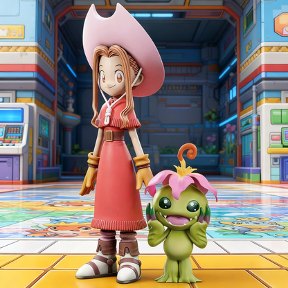 Set Figuras Digimon Adventure – Tai, Matt, T.K., Kari, Mimi, Joe, Sora, Izzy y Digimon Partners