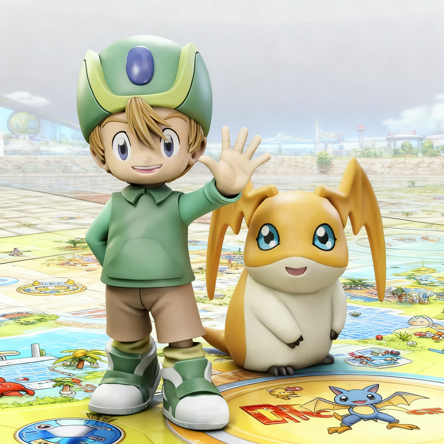 Set Figuras Digimon Adventure – Tai, Matt, T.K., Kari, Mimi, Joe, Sora, Izzy y Digimon Partners