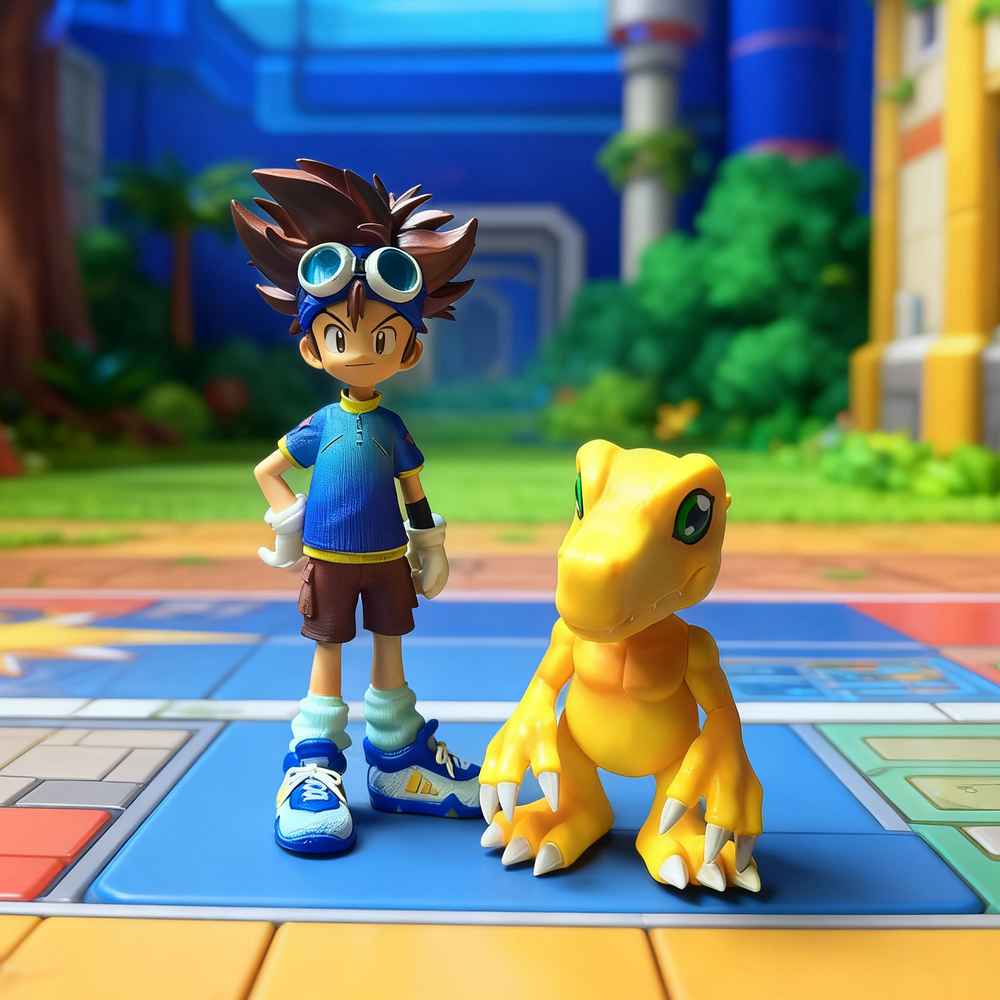 Set Figuras Digimon Adventure – Tai, Matt, T.K., Kari, Mimi, Joe, Sora, Izzy y Digimon Partners