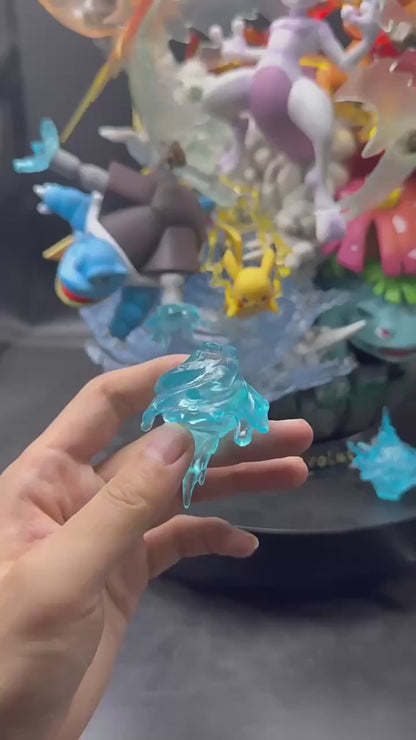Pokemon First Generation Mewtwo, Charizard, Blastoise, Venusaur & Pikachu Pokémon MFC Studio PVC