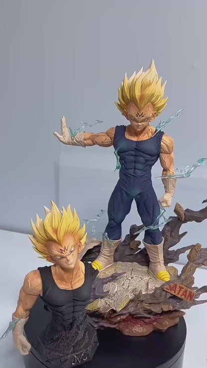 Dragon Ball Super Saiyan Majin Vegeta Figura + Bust